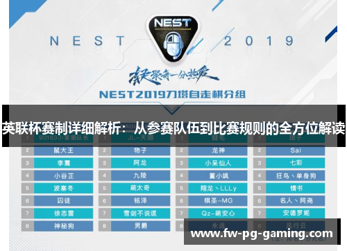 英联杯赛制详细解析:从参赛队伍到比赛规则的全方位解读 英联杯赛制详细解析:从参赛队伍到比赛规则的全方位解读